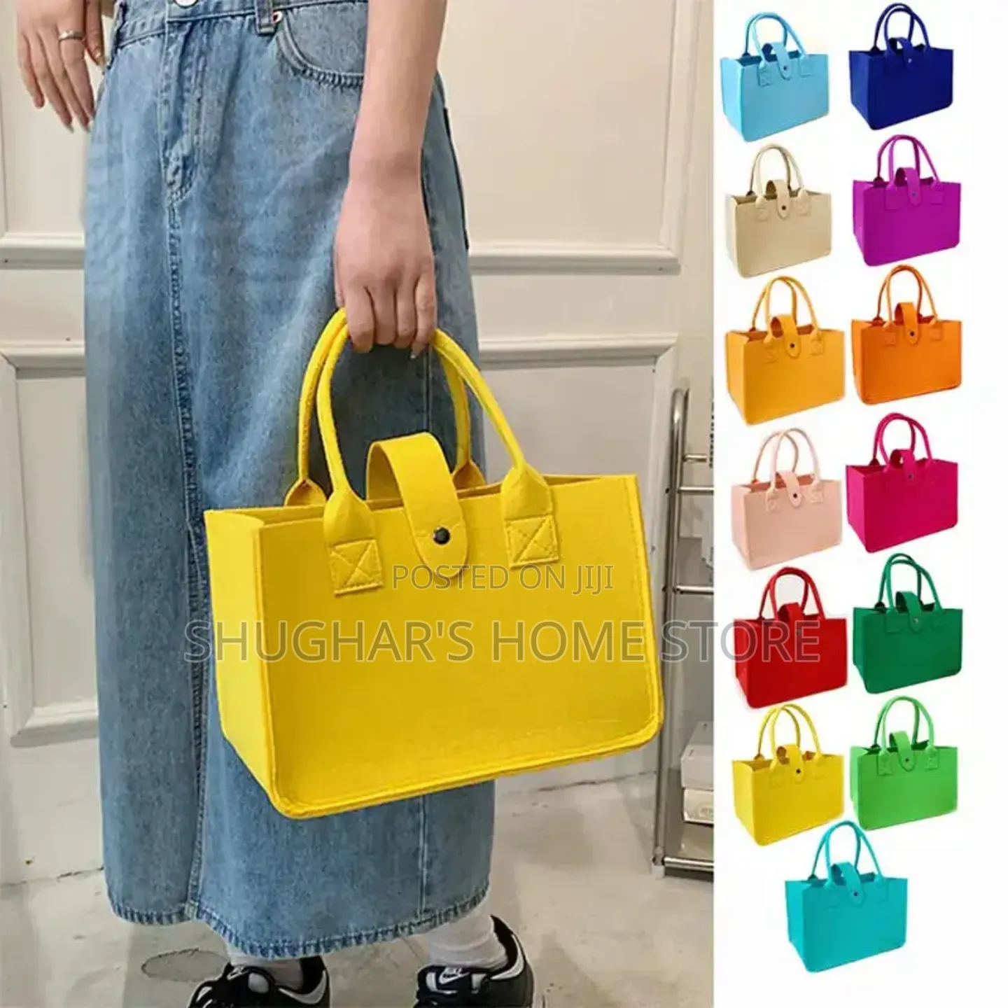 Colourful Mini Felt Bags