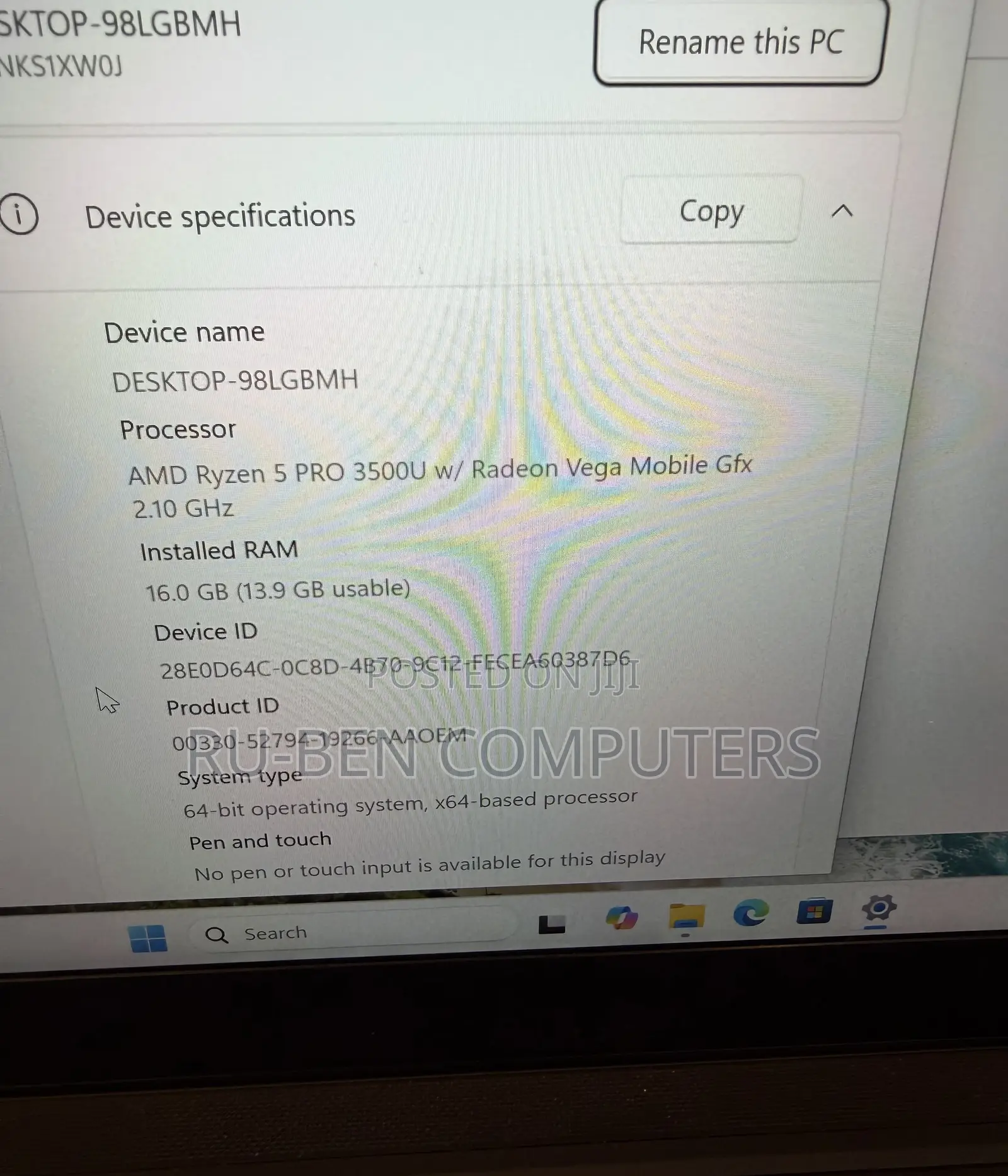 Laptop Lenovo ThinkPad t495s 16GB AMD Ryzen 5 SSD 256GB