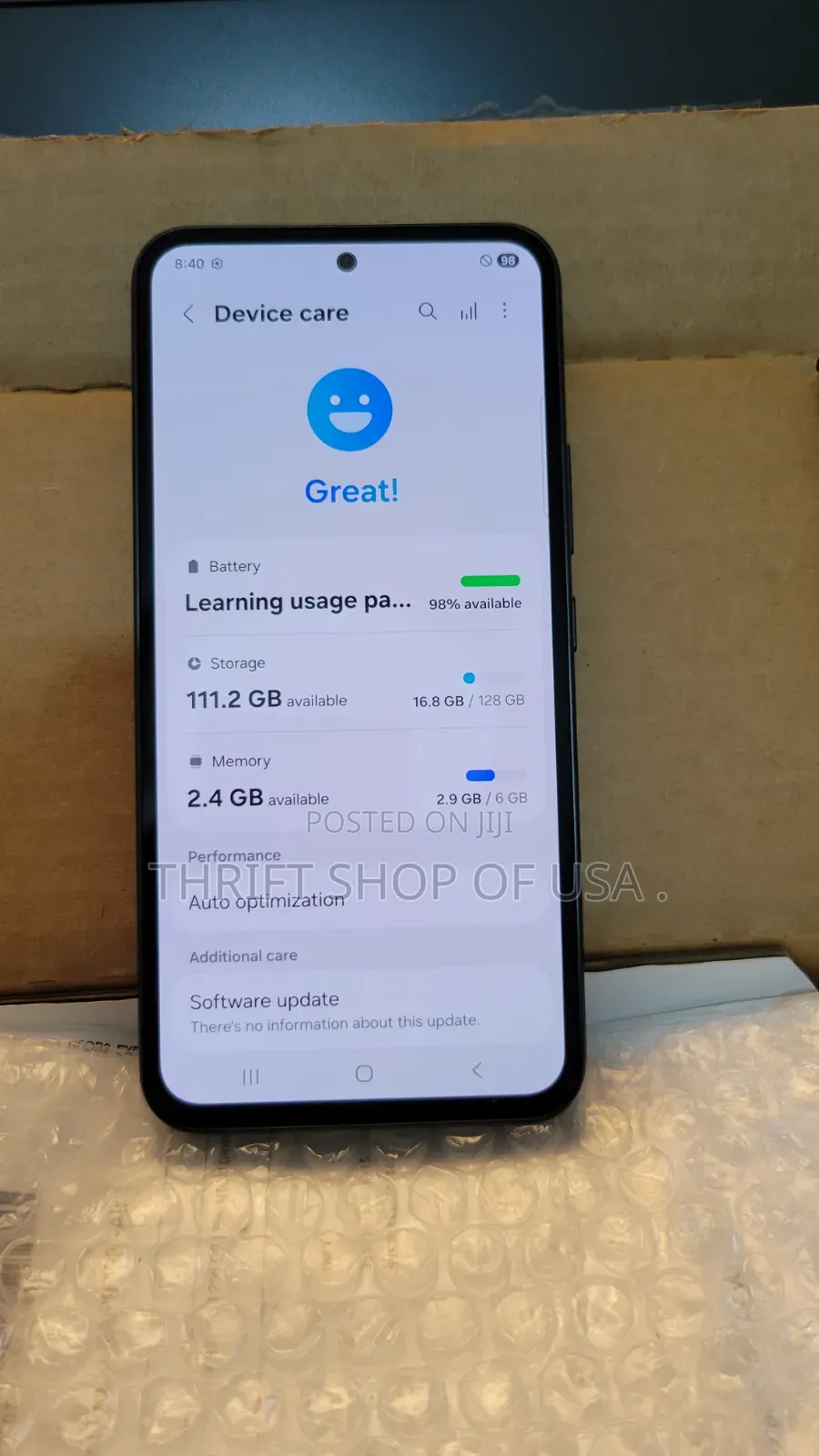 Samsung Galaxy A54 5G 128 GB Black