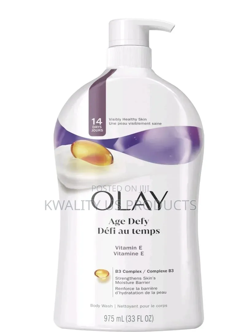 Olay Age Defy Body Wash - Vitamin E - 975 Ml