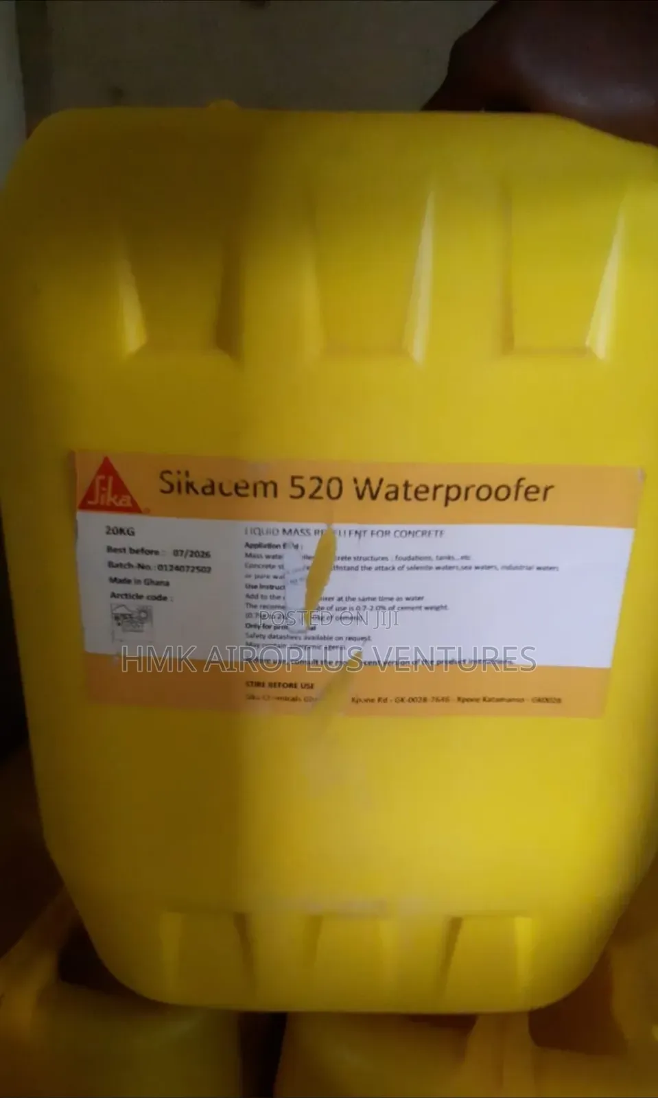 20kg Sikacem 520 Waterproofer