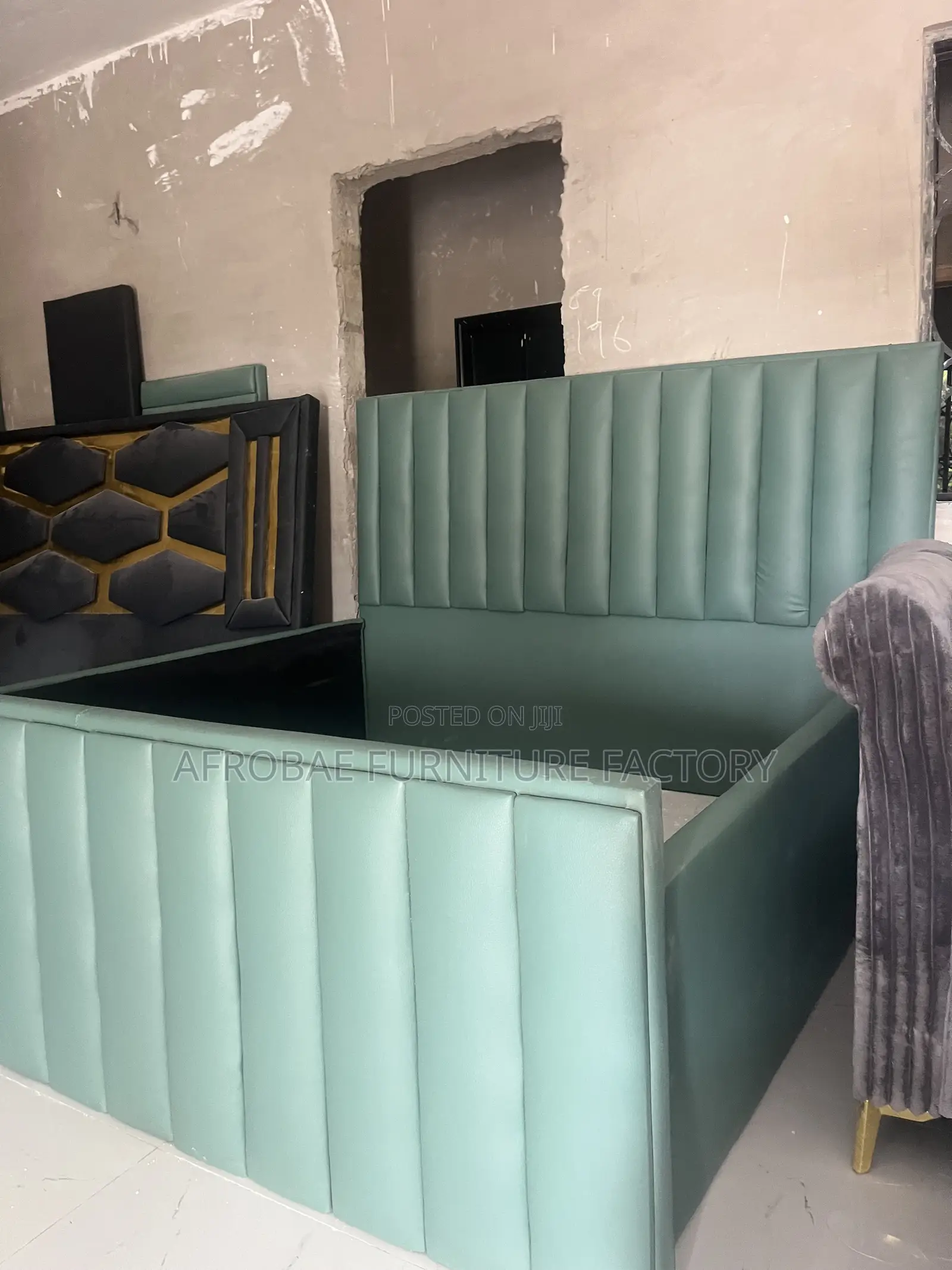 Queen Size Bed With Giant Headboard