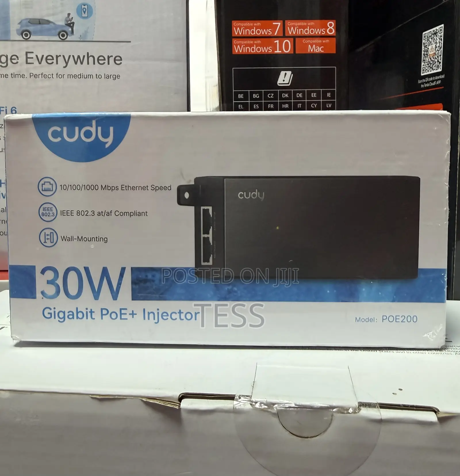 Cudy 30w Gigabit Poe+ Injector Adapter 1000mbps 54v Poe200