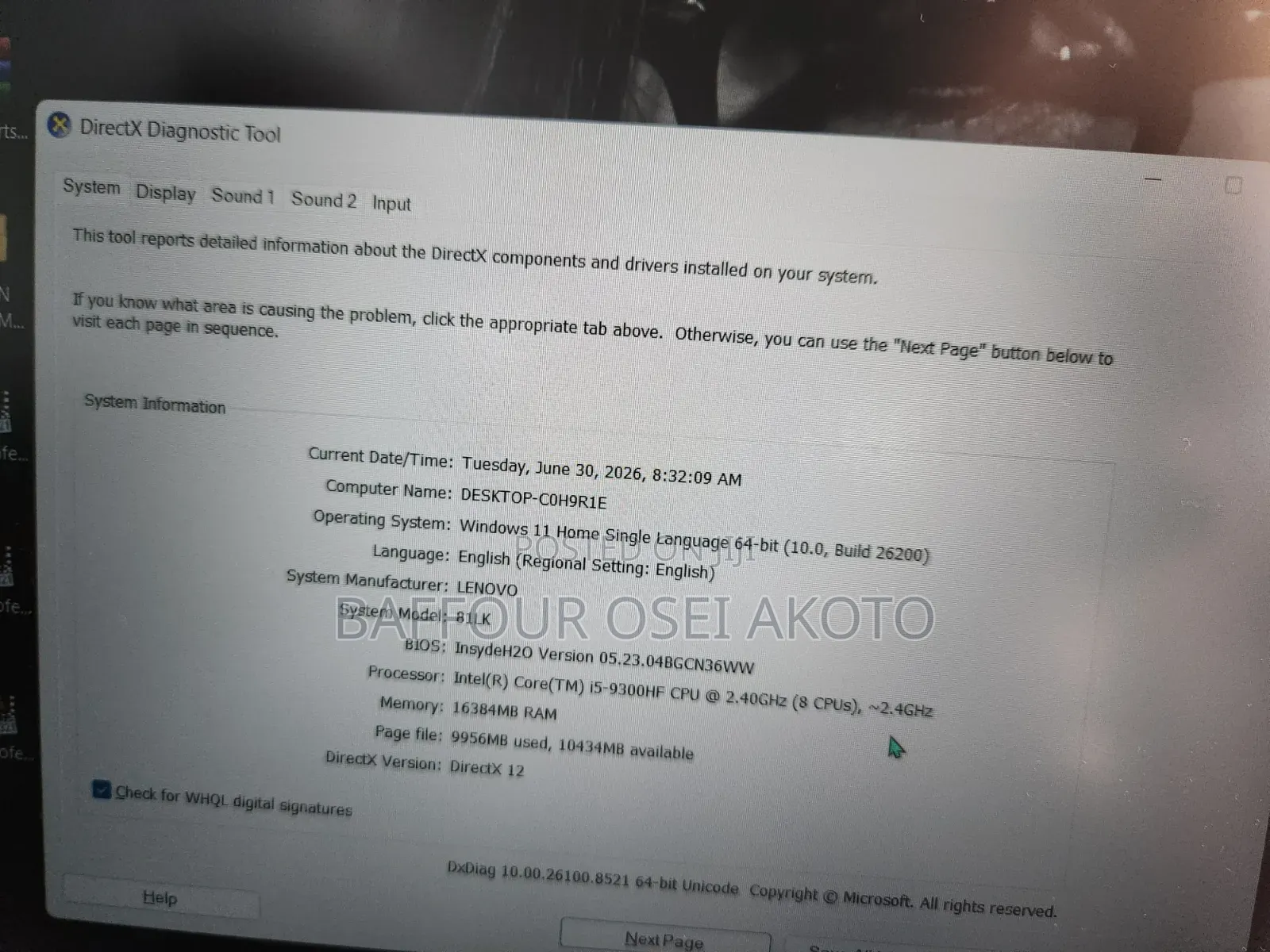 Laptop Lenovo IdeaPad L340 16GB Intel Core i5 SSD 500GB