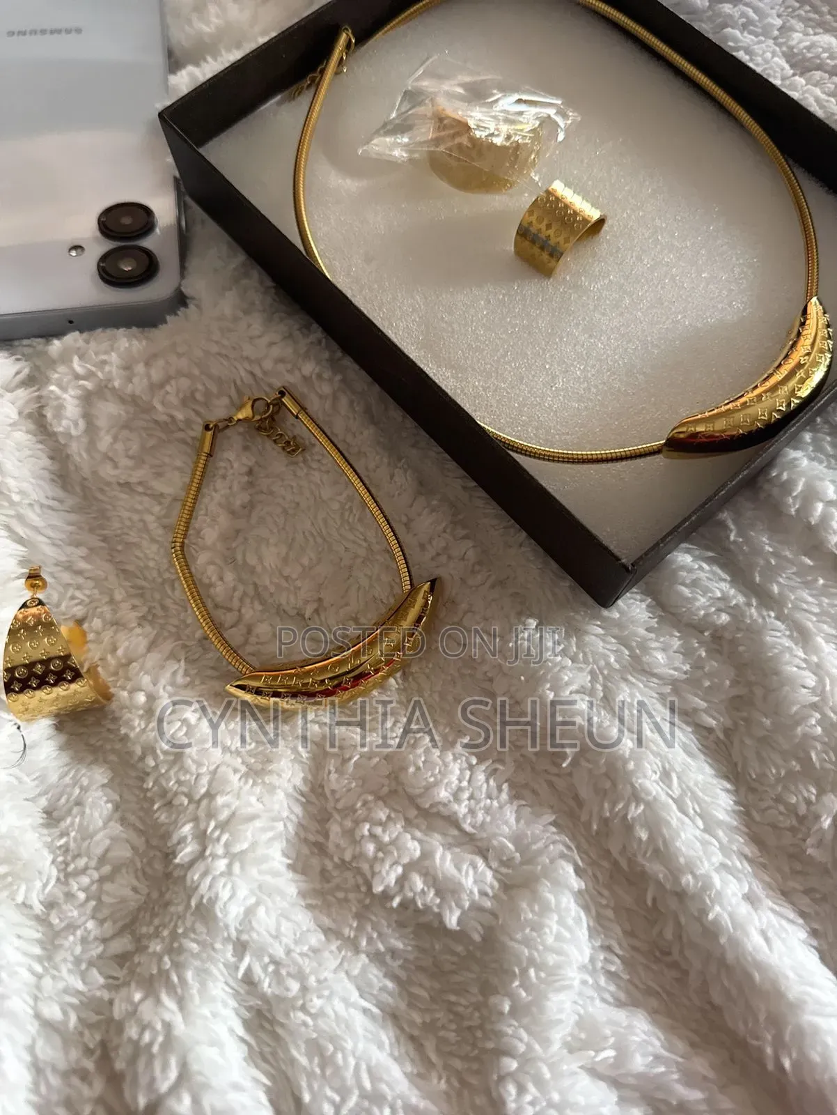 Necklace With Earing and Ring