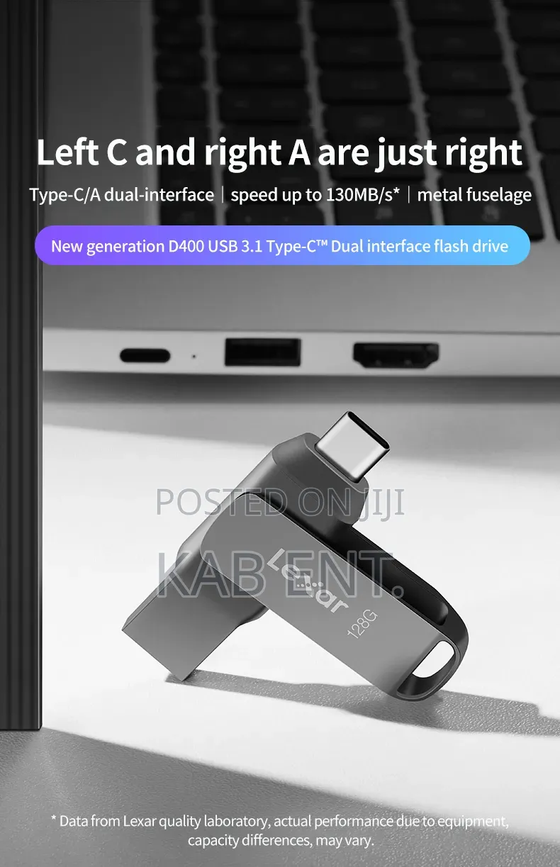 Lexar 3.1 Usb/Type C Flashdrive 128 Gig