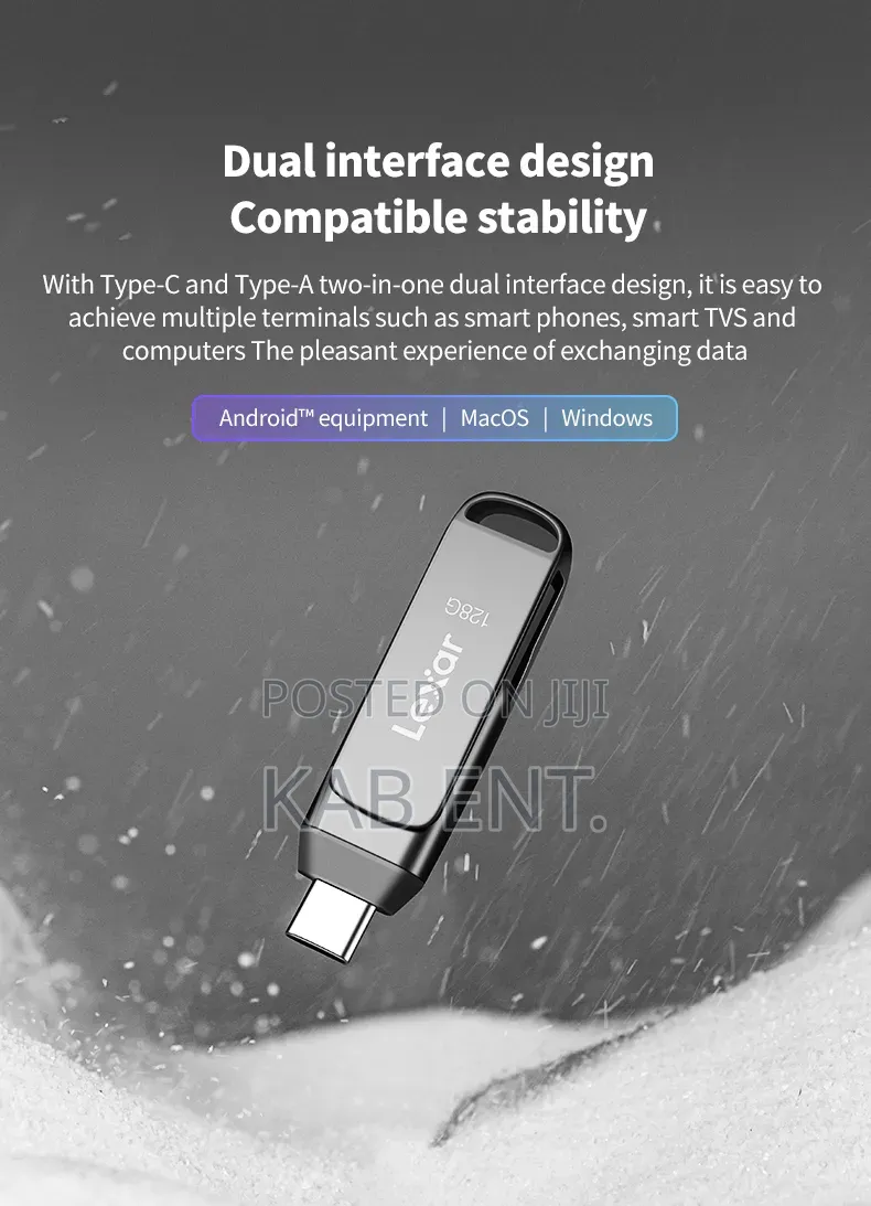 Lexar 3.1 Usb/Type C Flashdrive 128 Gig