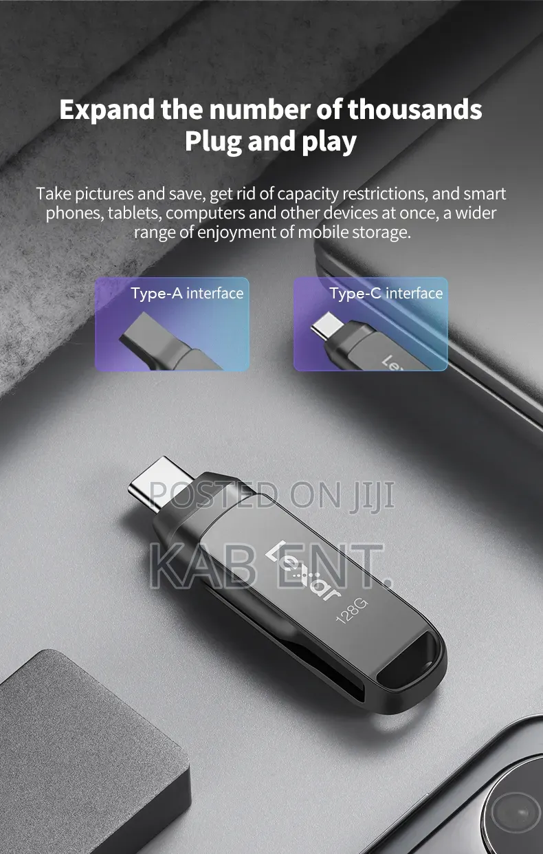 Lexar 3.1 Usb/Type C Flashdrive 128 Gig