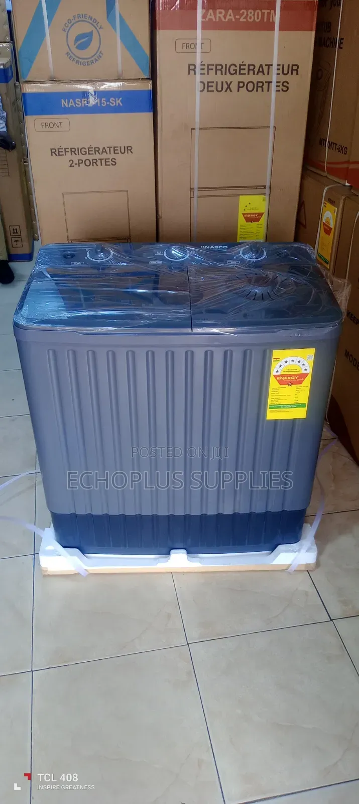 Nasco 10kg Washing Machine/Twin Tub