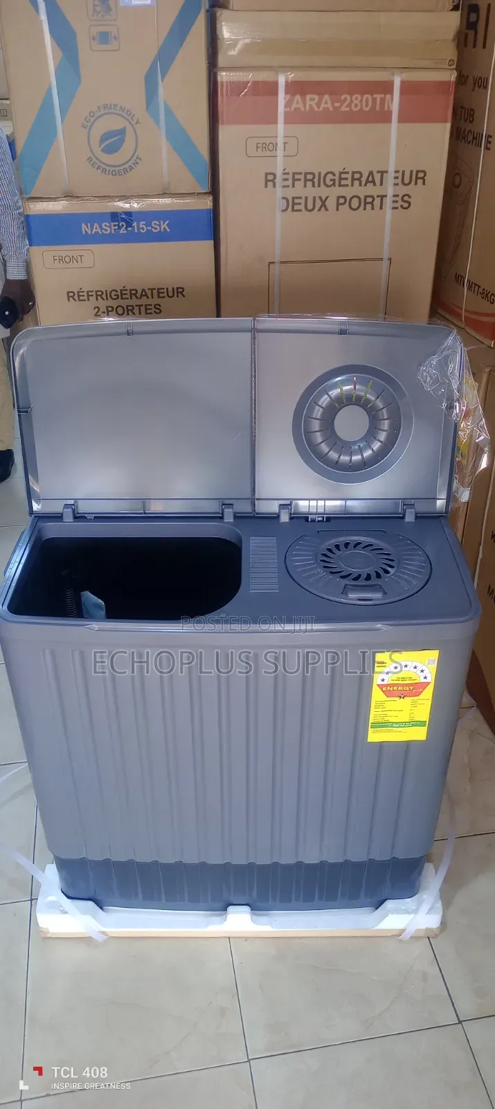 Nasco 10kg Washing Machine/Twin Tub