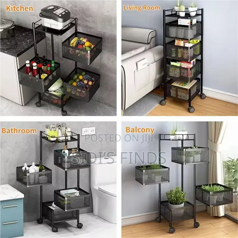 5 Tier Multifunctional Rotating Rack