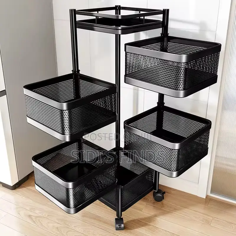 5 Tier Multifunctional Rotating Rack
