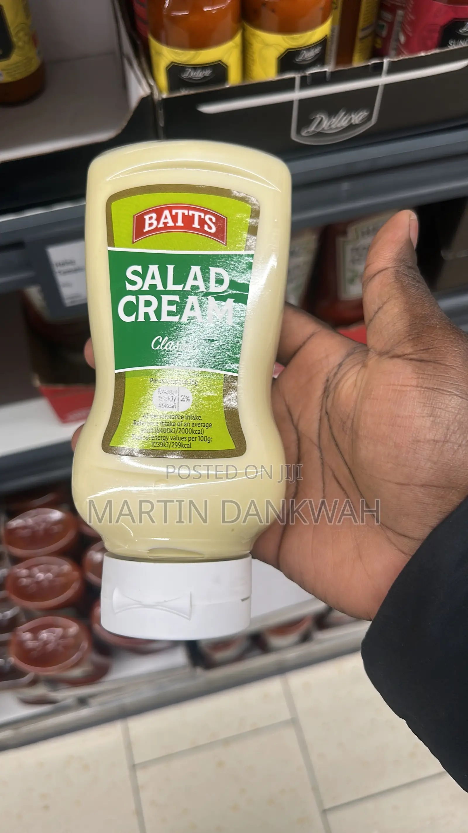 Ketchup and Mayonnaise From Uk