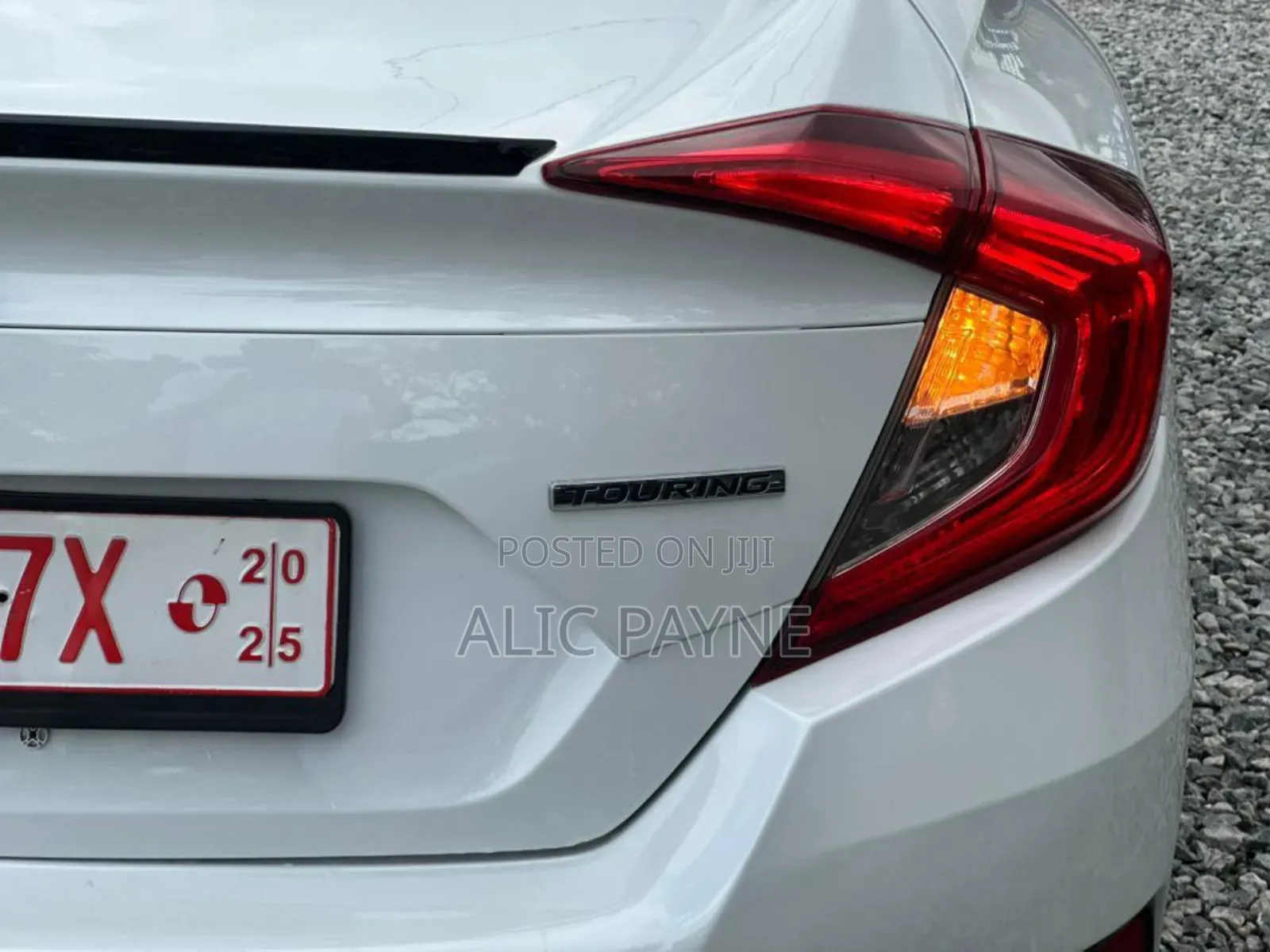 Honda Civic Touring Sedan 2019 White