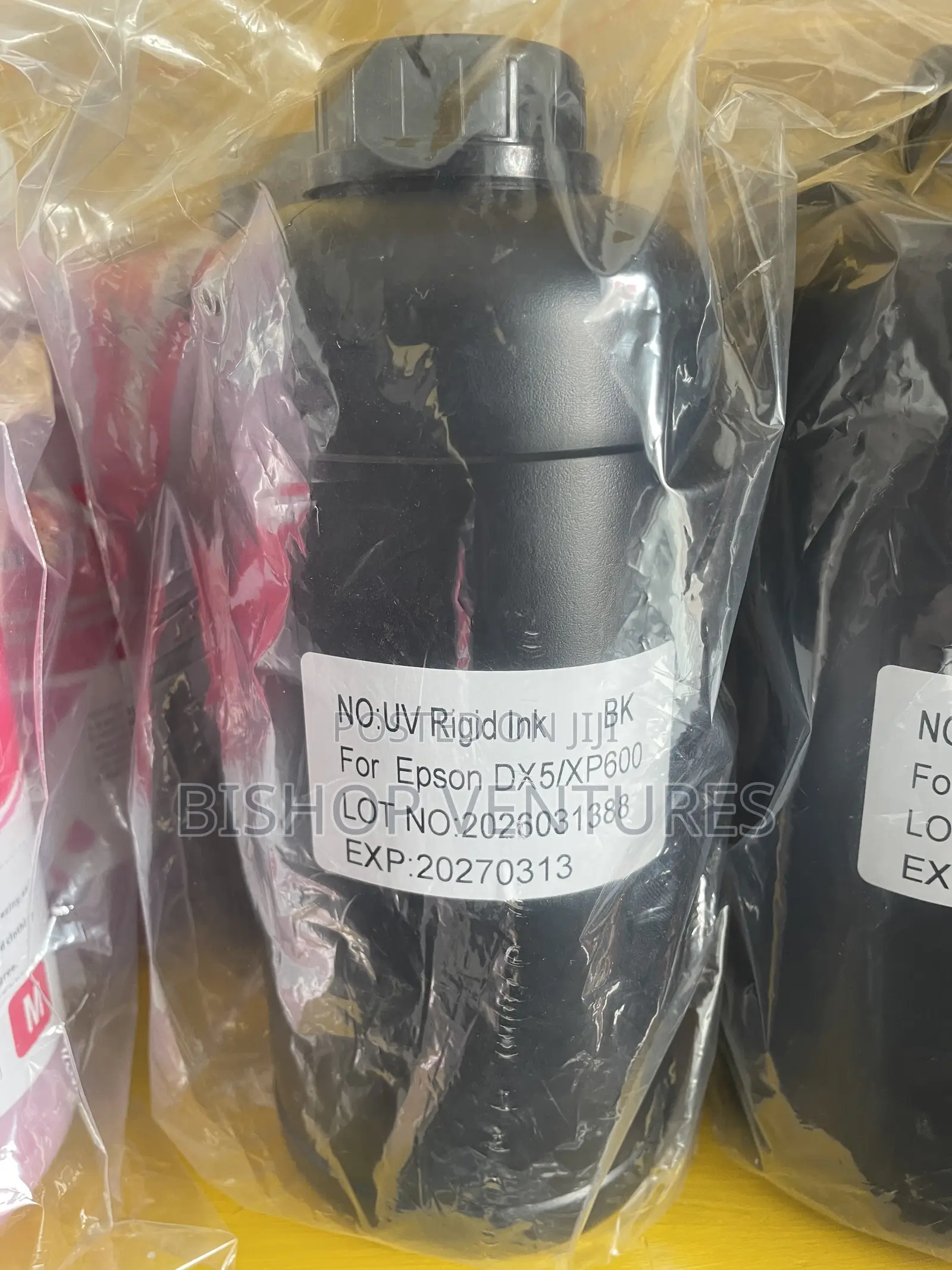 Uv Ink for Uv Printers(Black, White, Vanish, Magenta, Cyan Yellow)