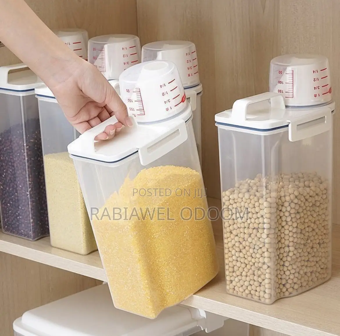 Rice -grains Storage Dispenser