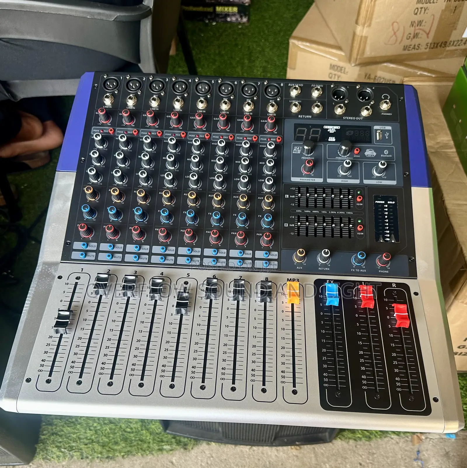 Yamaha Kv-80 8-Channel Powered Mixer With Integrated Power Amplifier