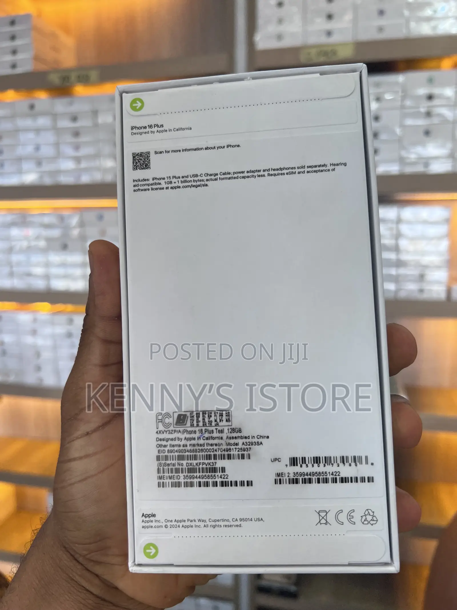 New Apple iPhone 16 Plus 128 GB Green