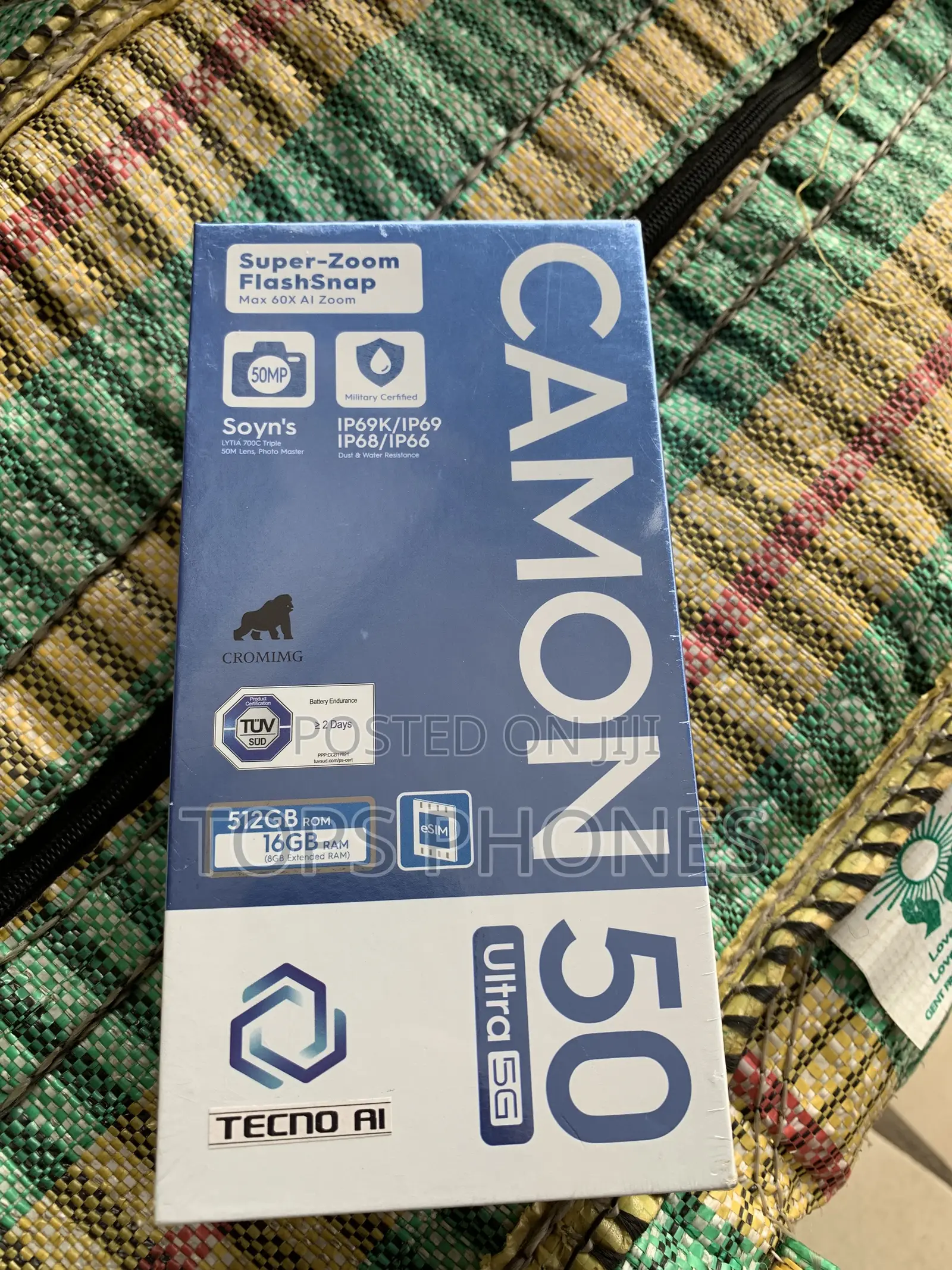 New Tecno Camon 50 Ultra 512 GB Gray