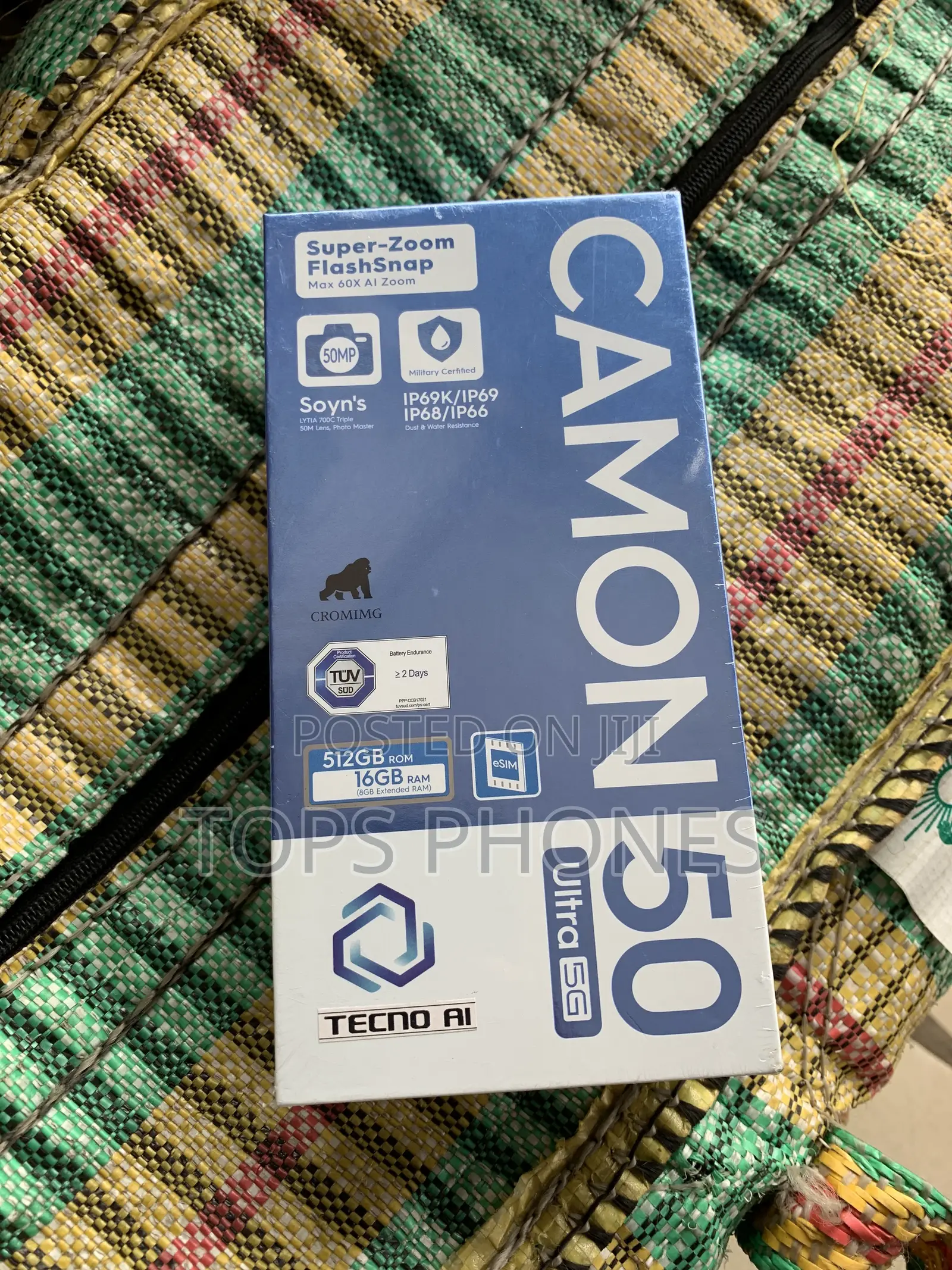 New Tecno Camon 50 Ultra 512 GB Gray