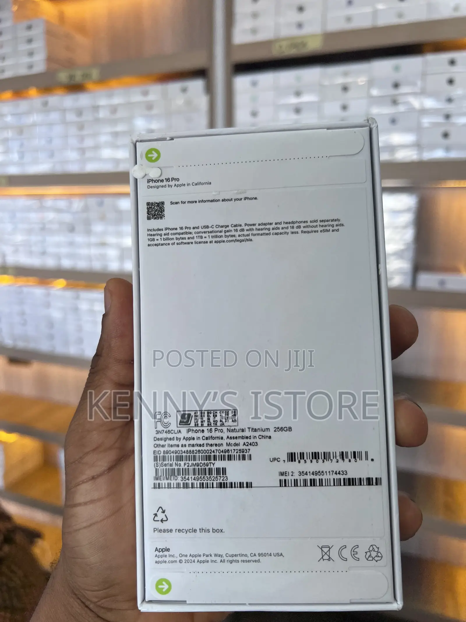 New Apple iPhone 16 Pro 128 GB Yellow