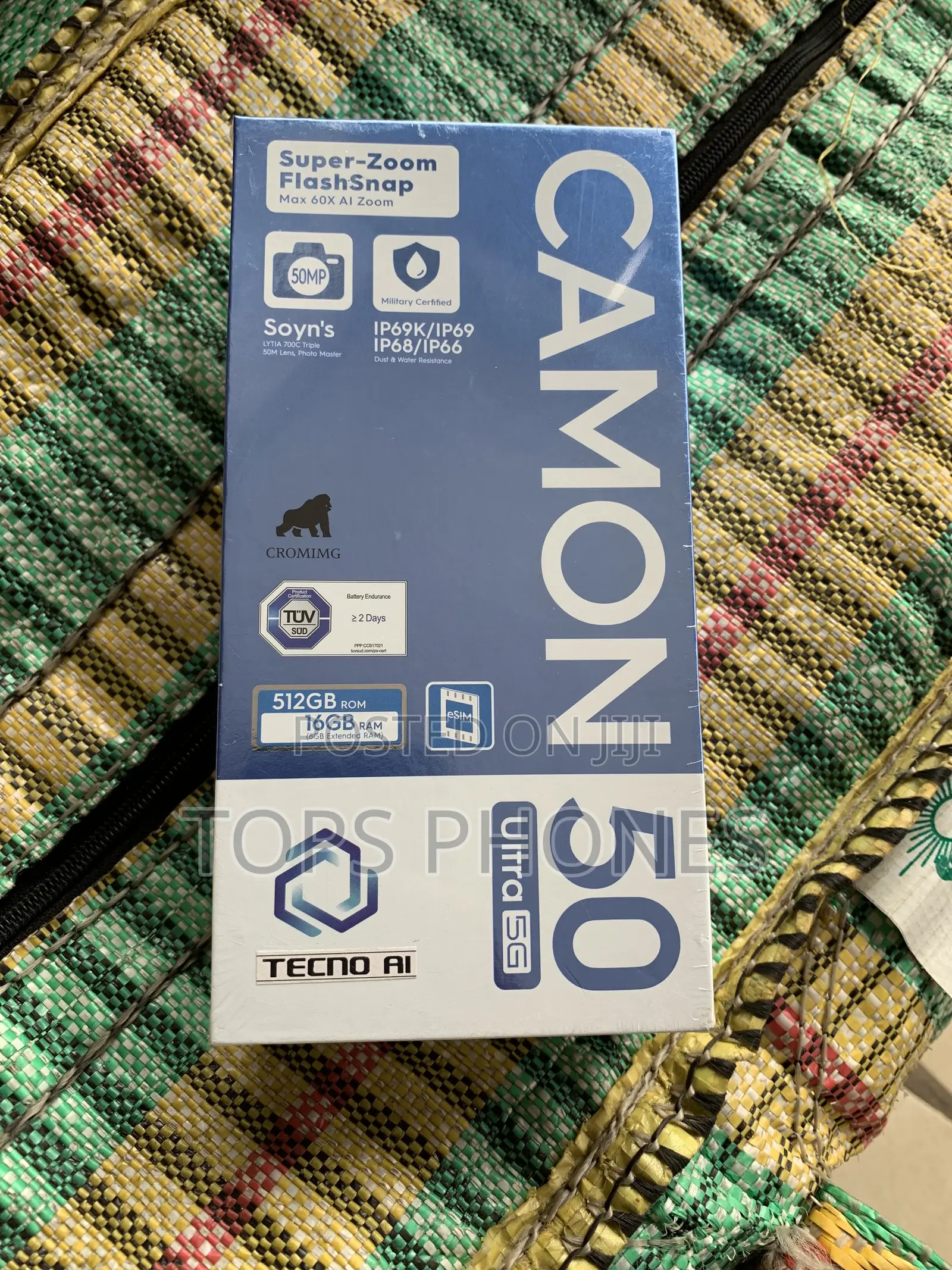 New Tecno Camon 50 Ultra 512 GB Gray