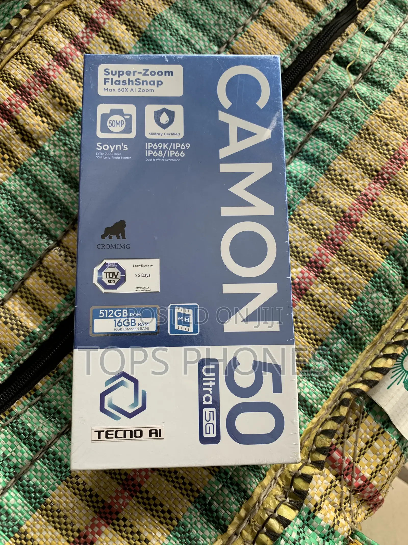 New Tecno Camon 50 Ultra 512 GB Gray