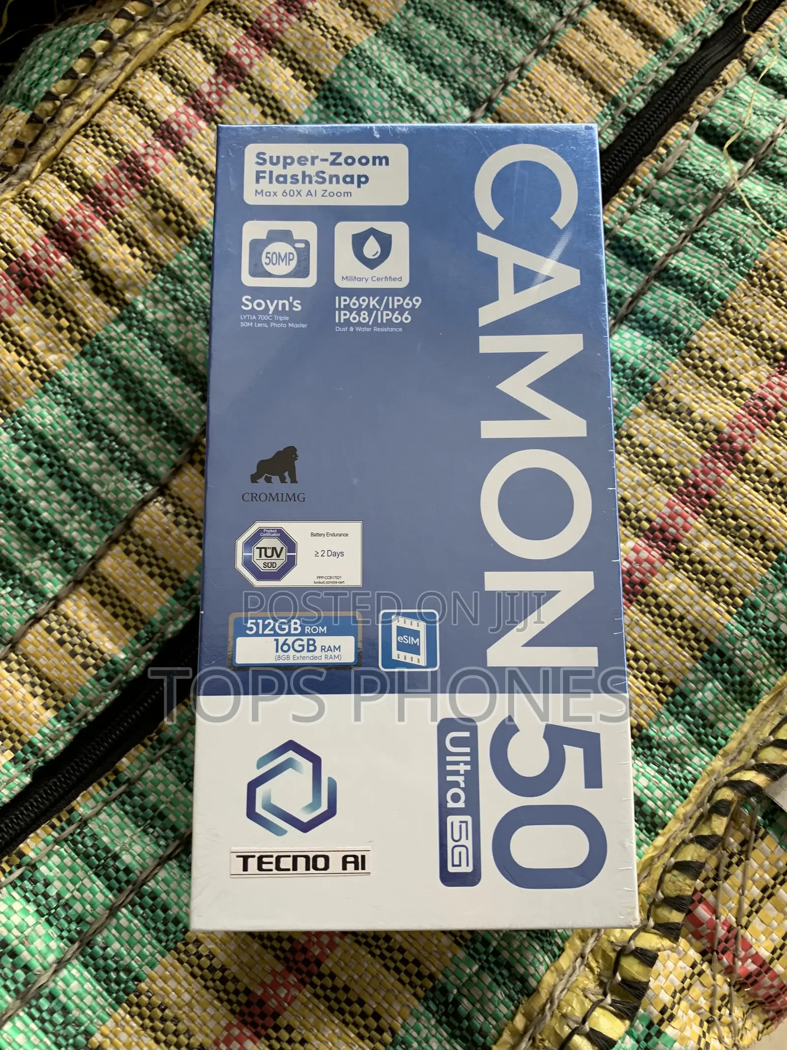 New Tecno Camon 50 Ultra 512 GB Gray