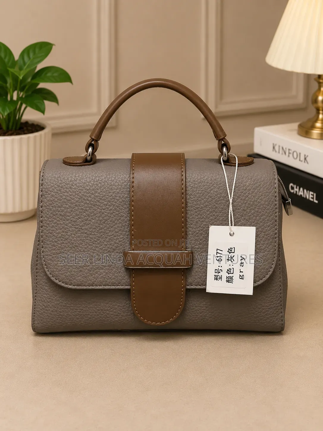 Black Leather Handbag