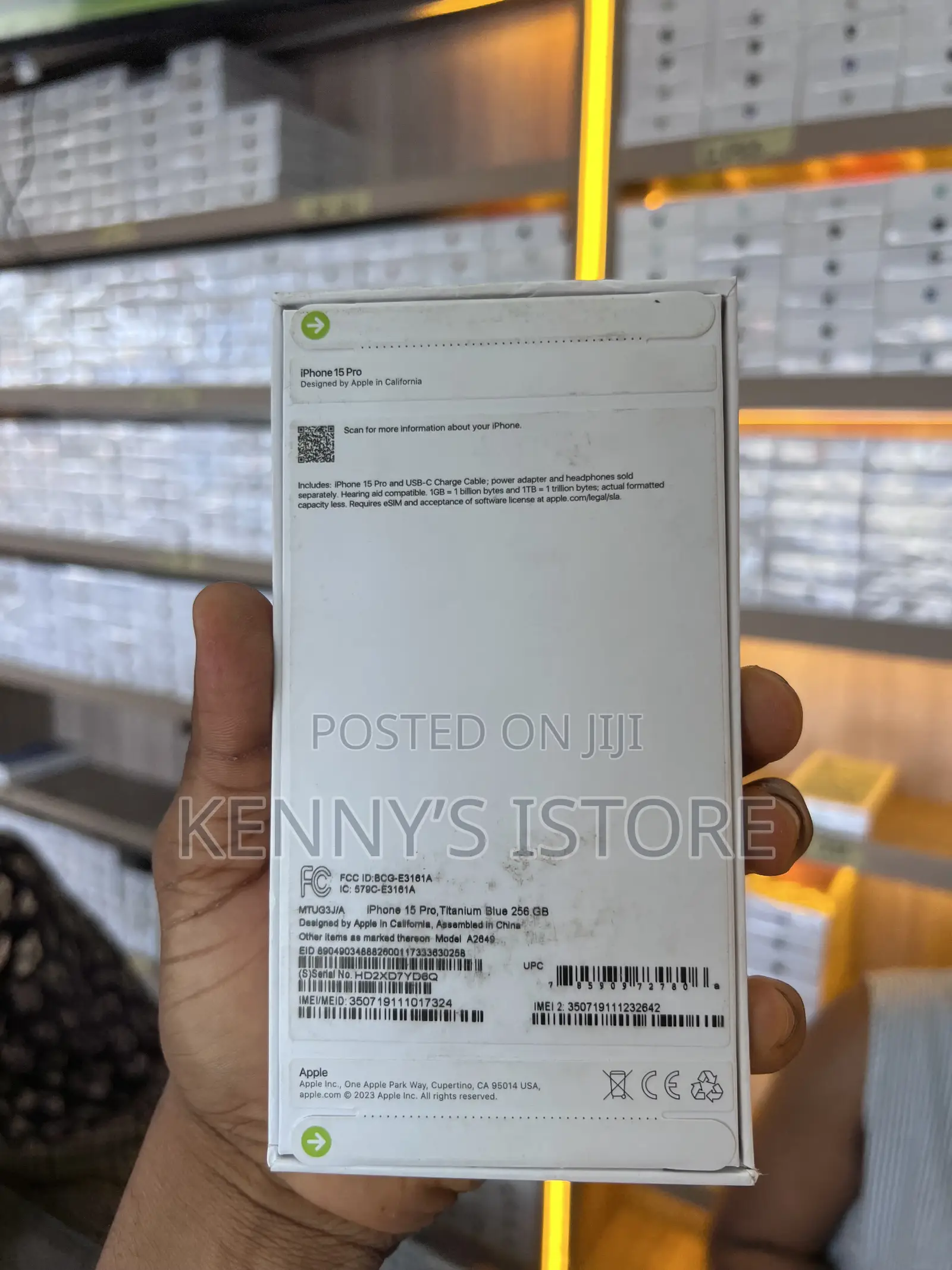 New Apple iPhone 15 Pro 128 GB Blue