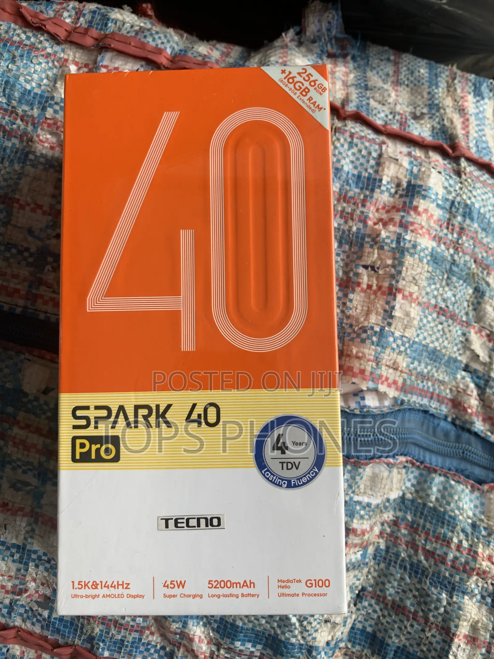 New Tecno Spark 40 Pro 256 GB Gray