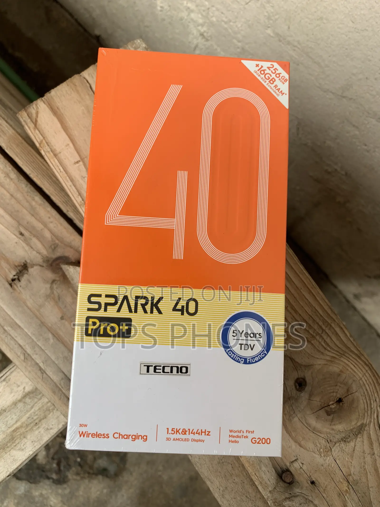 New Tecno Spark 40 Pro+ 256 GB Black