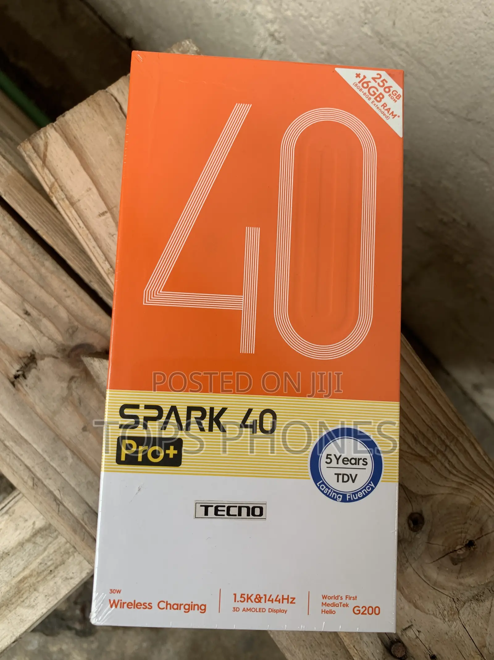 New Tecno Spark 40 Pro+ 256 GB Black