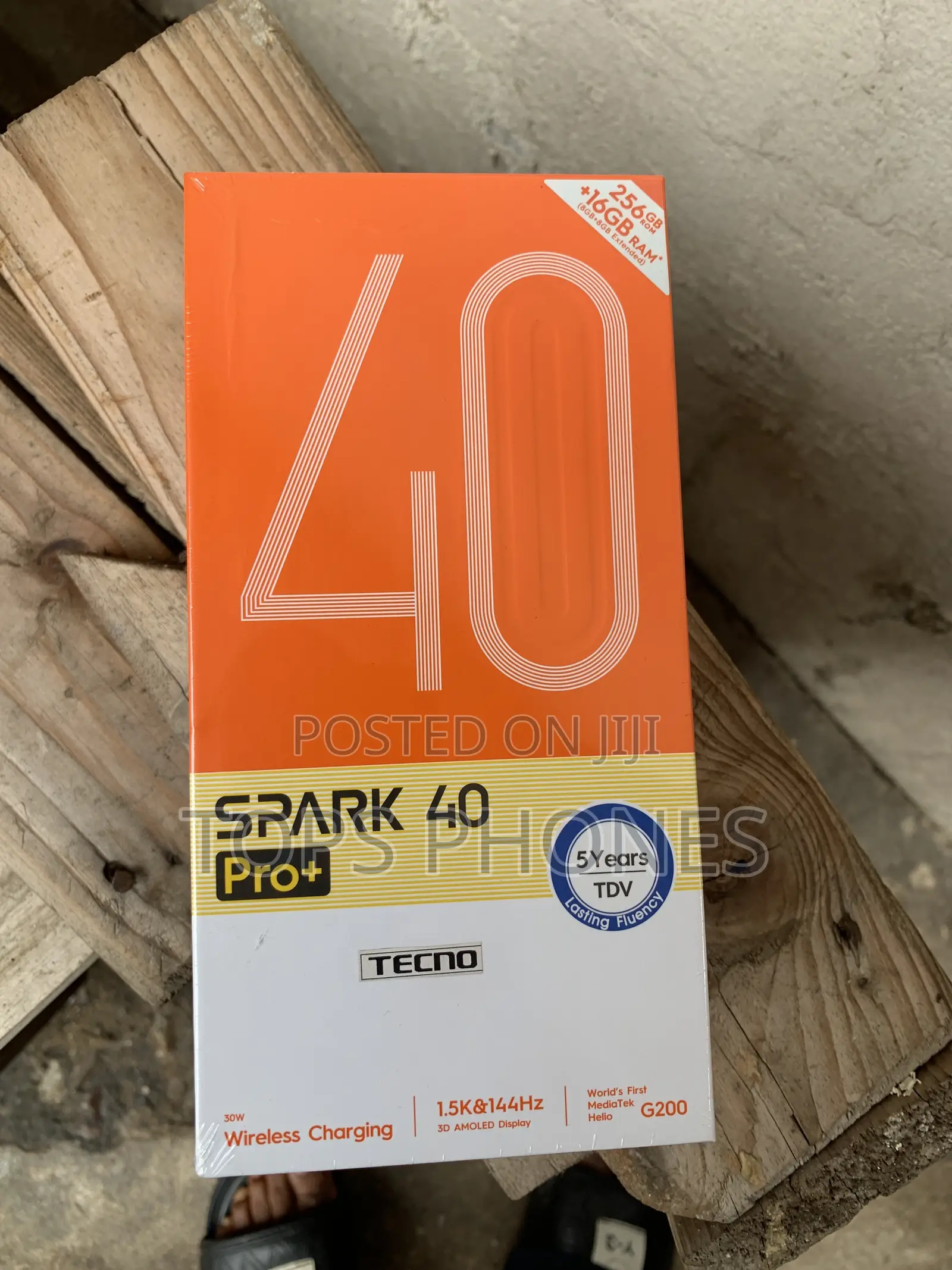 New Tecno Spark 40 Pro+ 256 GB Black
