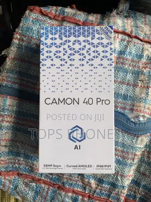 New Tecno Camon 40 Pro 5G 256 GB Black