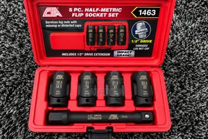 Cta 1463 5-Piece Half-Metric Flip Socket Set – Impact Grade (New)