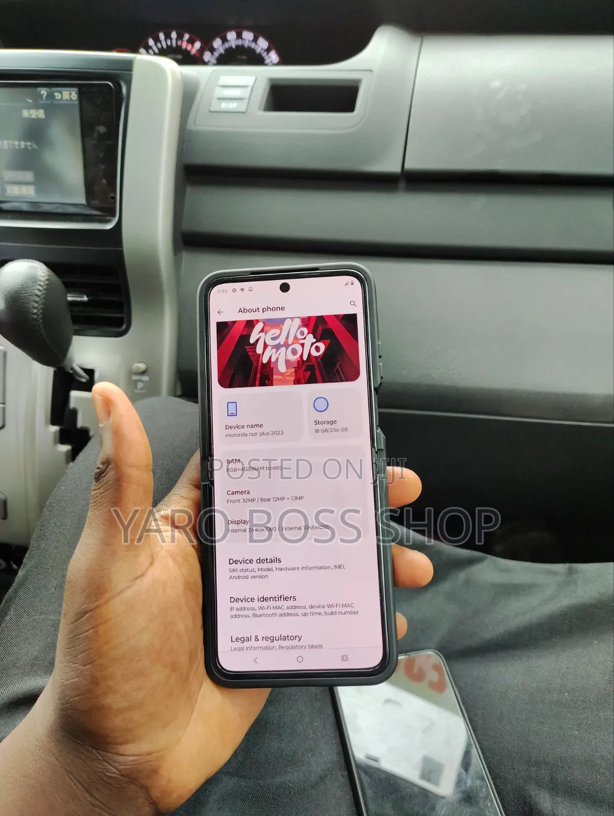 Motorola Razr (2023) 256 GB Black