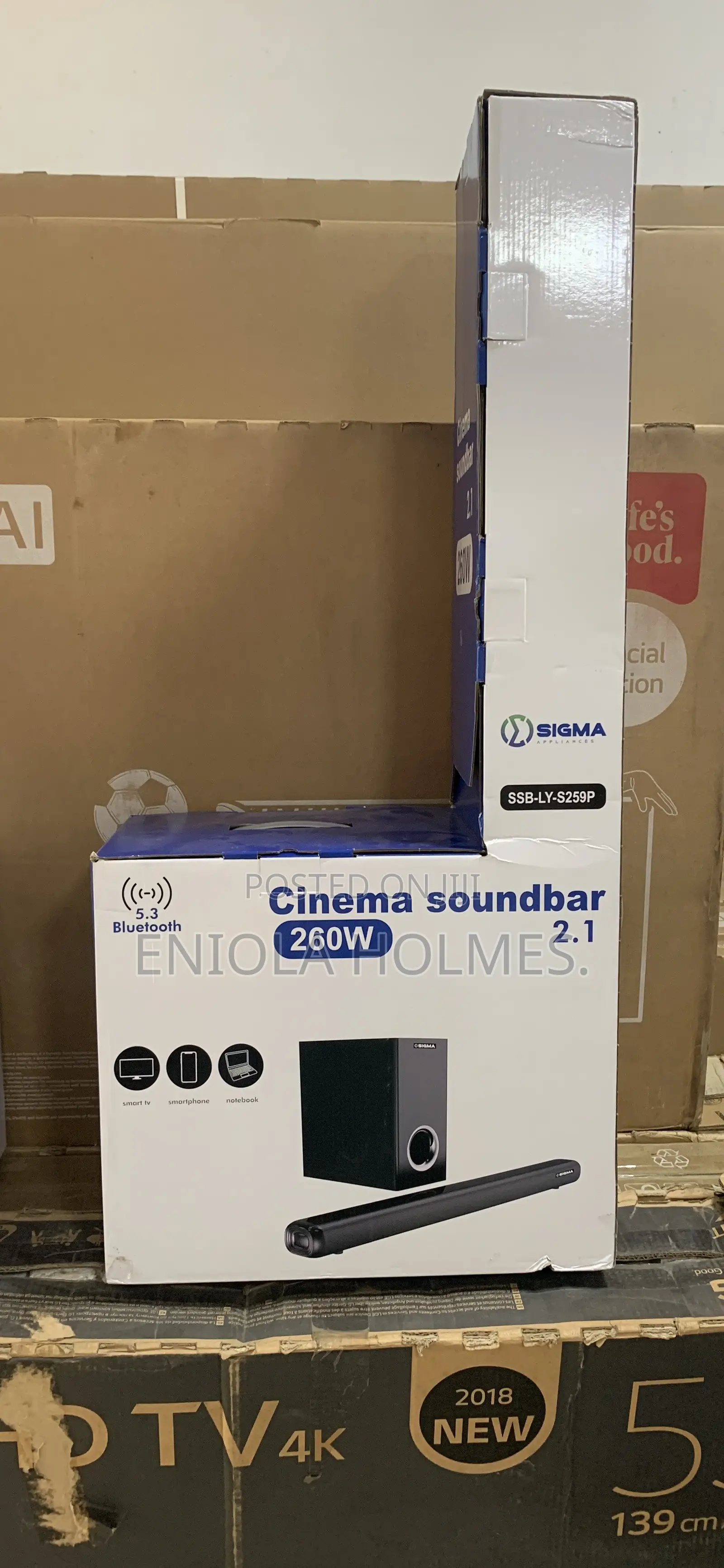 Sigma Sound Bar and Woofer