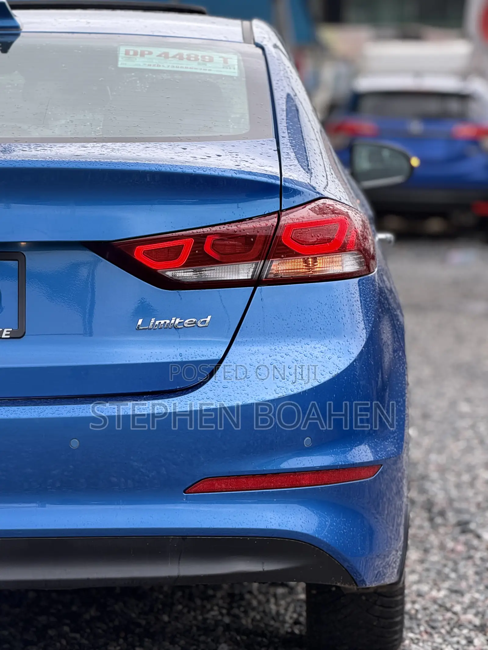 Hyundai Elantra Limited Sedan FWD (2.0L 4cyl 6A) 2017 Blue