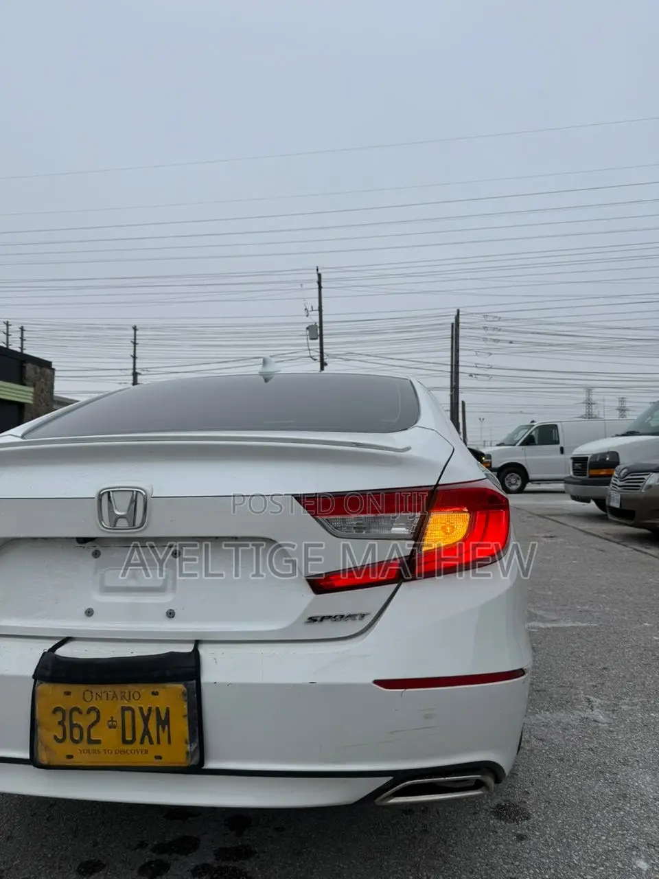 Honda Accord EX-L (1.5L 4cyl Turbo CVT) 2019 Black