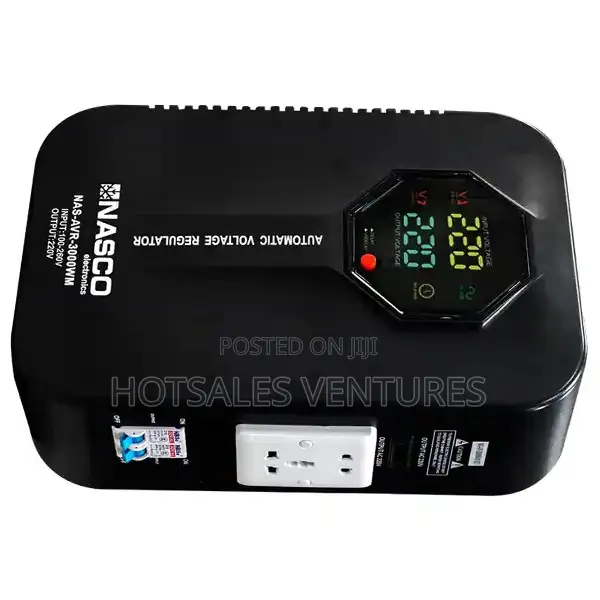 Strong Nasco 3000va Wall Mount Automatic Regulator - Nas-avr-3000wm