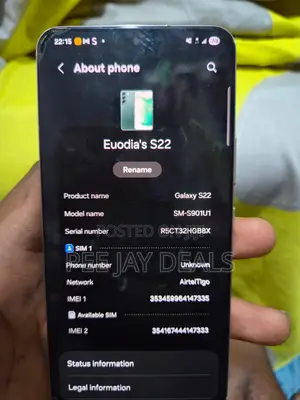 Samsung Galaxy S22 5G 128 GB Pink