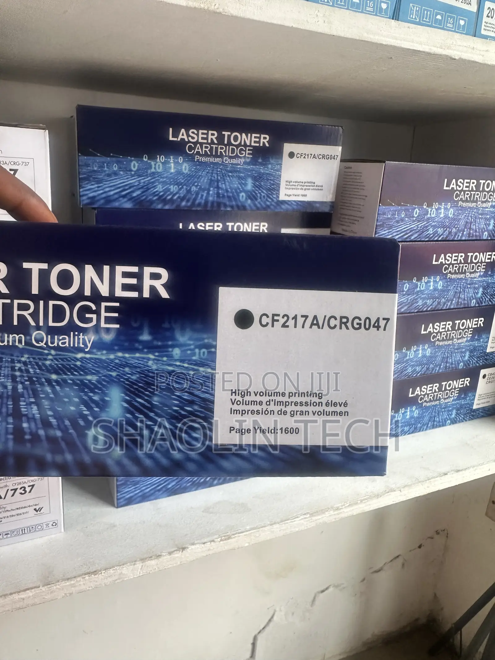 Cf217a/Crg047 Black Toner Cartridge