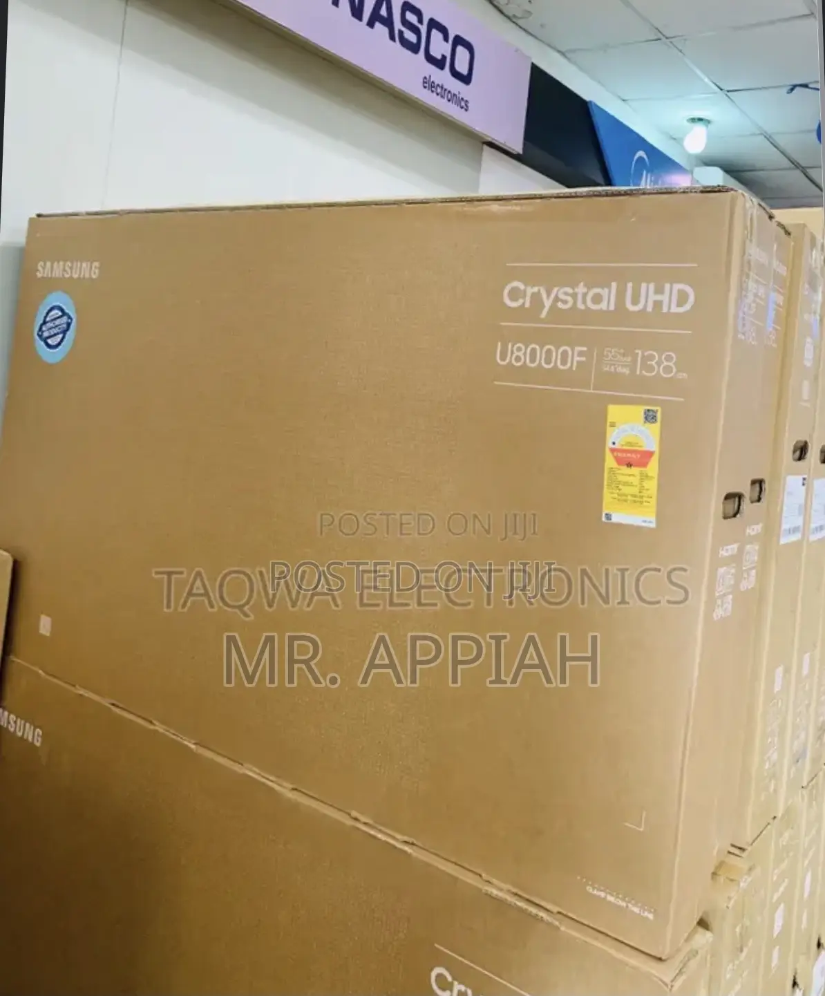 Super Affordable Samsung 55u8000f 55” Crystal Uhd 4 Smart Tv(2025) 