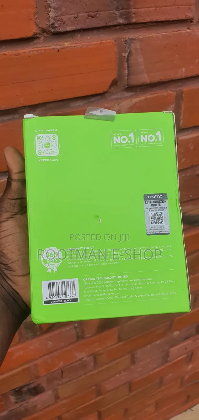 Oraimo Visionride Lite Car Corder