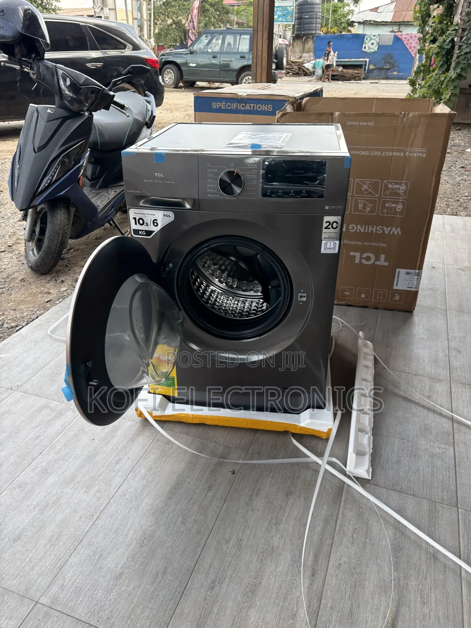 A Versatile Laundry Care TCL Front Load Washer 10.5kg Dryer 6kg