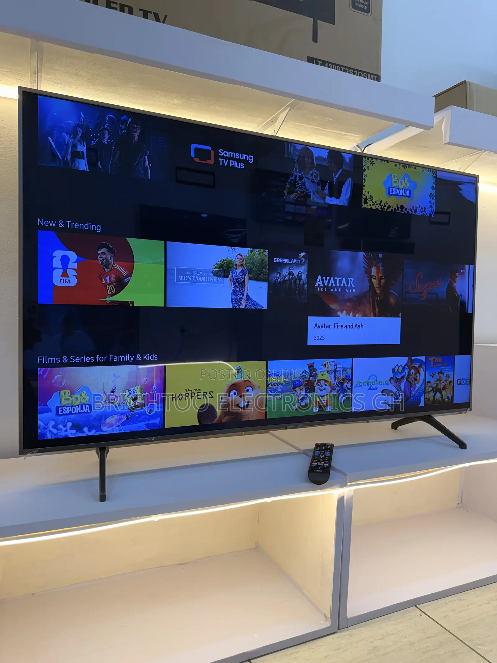 55inches Samsung Digital Satellite Uhd HDR Smart Tv