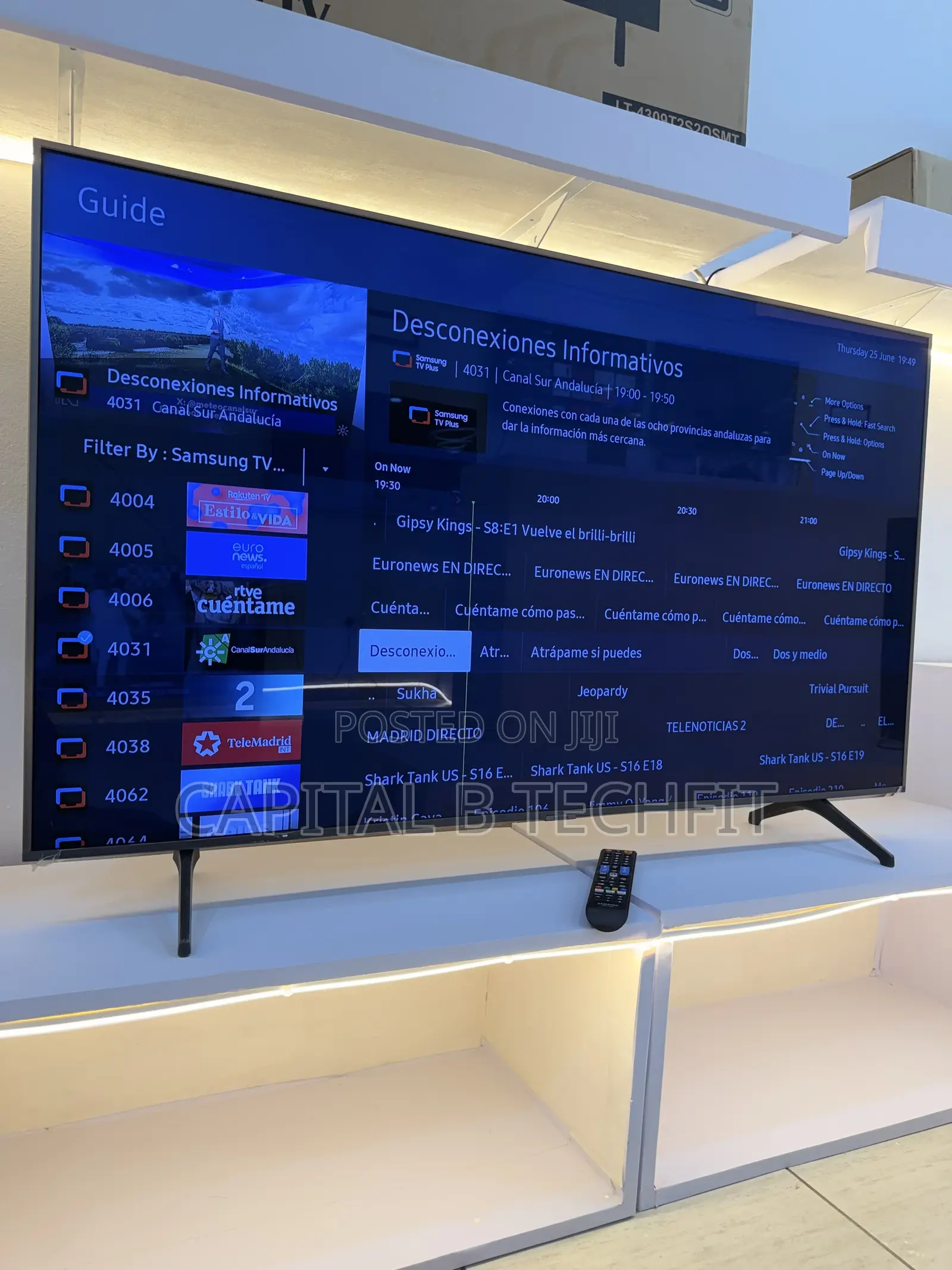 55inches Samsung Digital Satellite Uhd HDR Smart Tv