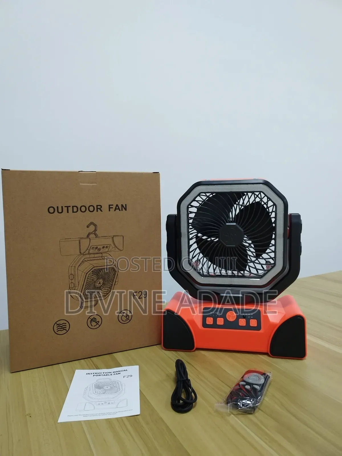20000mah Rechargeable Fan