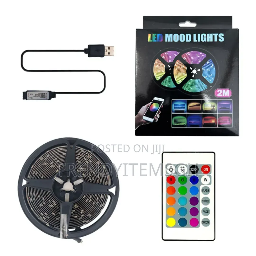 2m Usb RGB Led Mood Strip Rope Light